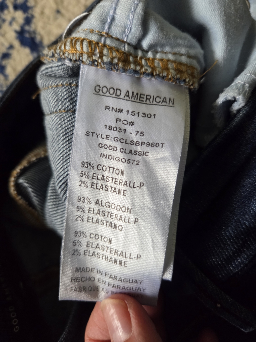 Good American Dark Indigo Skinny Jeans - Picture 4 of 8